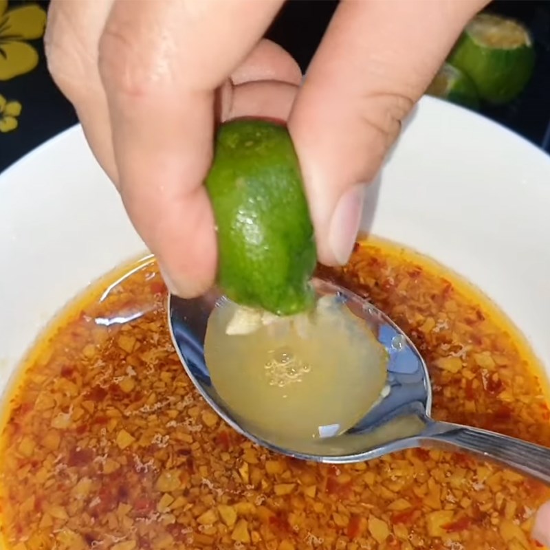 Bước 4 Làm mắm nướng ốc Ốc tỏi nướng nước mắm
