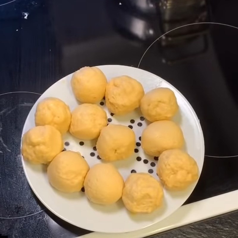 Bước 2 Làm nhân trứng muối custard Bánh bao kim sa vỏ vàng nhân trứng muối