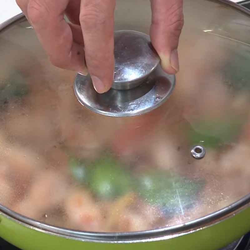Bước 5 Làm ba chỉ rim Thịt ba rọi rim chanh sả