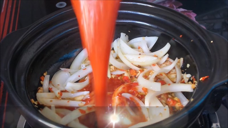 Bước 5 Làm bạch tuộc phô mai Bạch tuộc phô mai