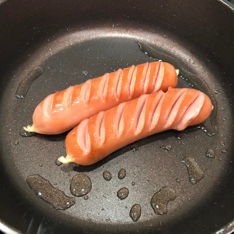 Bước 3 Làm bánh mì chảo Bánh mì chảo thập cẩm