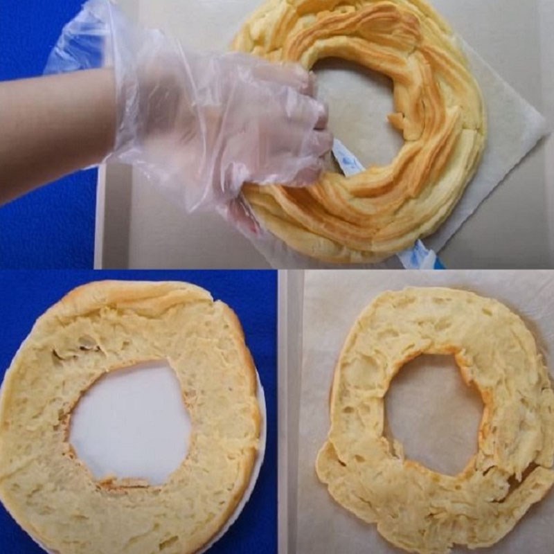 Bước 4 Làm bánh su kem trái cây Bánh su kem trái cây