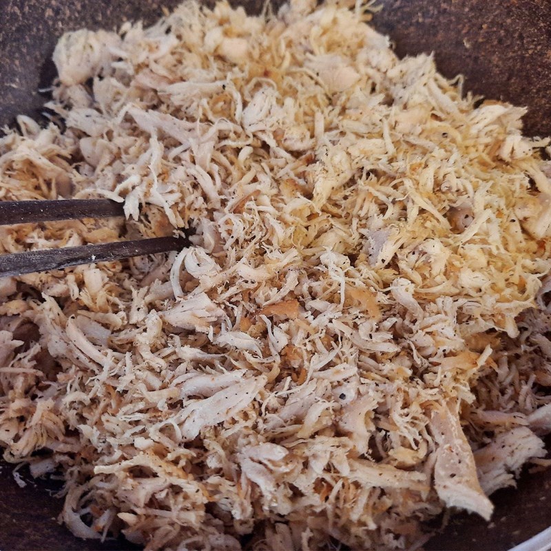 Bước 3 Làm chà bông Chà bông - ruốc gà