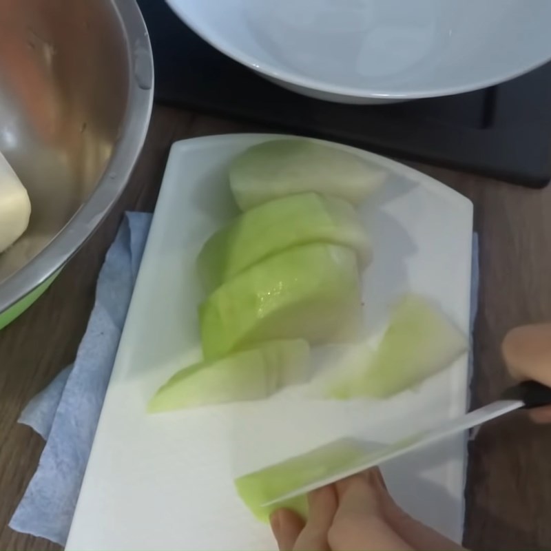 Bước 5 Làm đồ chua Bánh tôm chiên khoai lang