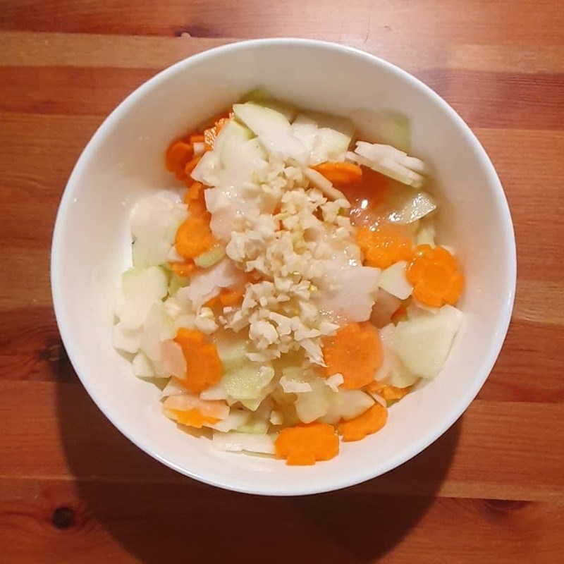 Bước 3 Làm dưa góp su hào Dưa góp su hào
