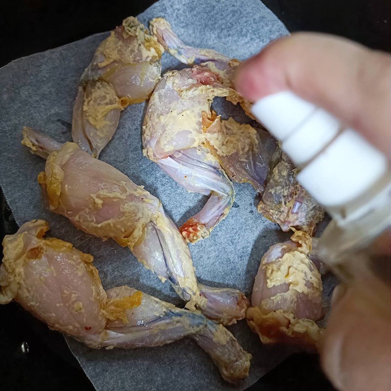 Bước 2 Làm ếch chiên nghệ Ếch chiên nghệ