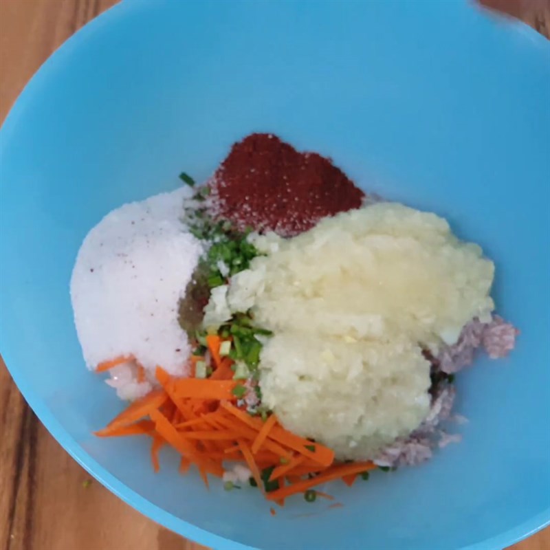 Bước 3 Làm hỗn hợp sốt ướp Kim chi su hào