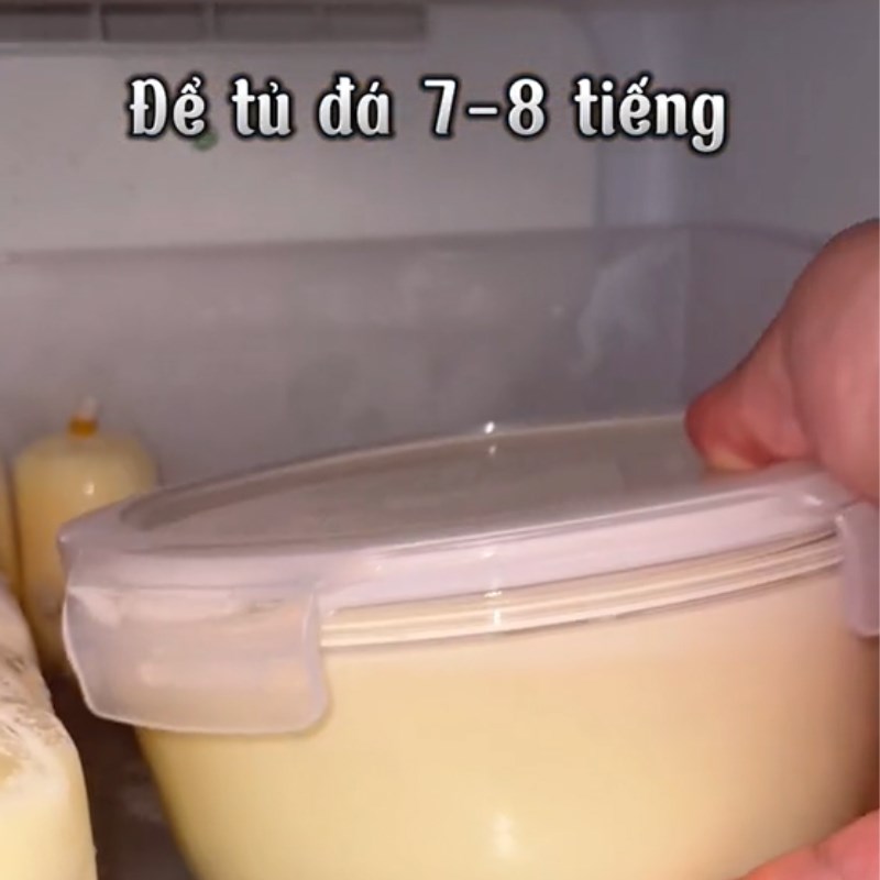 Bước 3 Làm kem Kem vải (Công thức được chia sẻ từ Tiktok Cách Nấu Ngon cùng Điện máy XANH)
