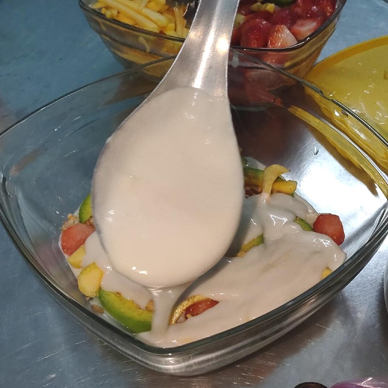 Bước 4 Làm kem chuối trái cây Kem chuối trái cây