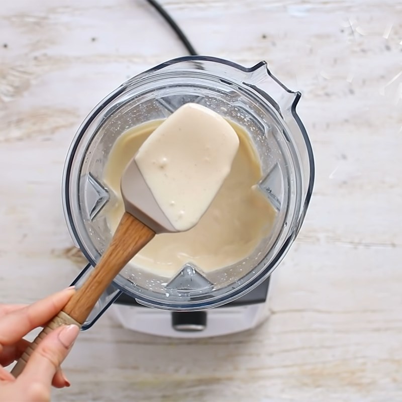 Bước 2 Làm kem đậu hủ Bánh tiramisu đậu hũ