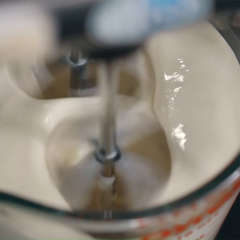 Bước 1 Làm kem macchiato Trà chanh dây macchiato