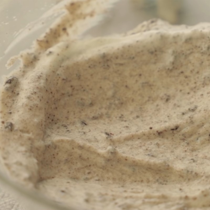 Bước 3 Làm kem oreo Bánh cheesecake oreo nhân kem