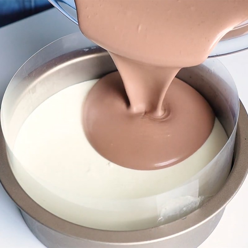 Bước 4 Làm lớp kem phô mai cà phê Cheesecake cà phê oreo