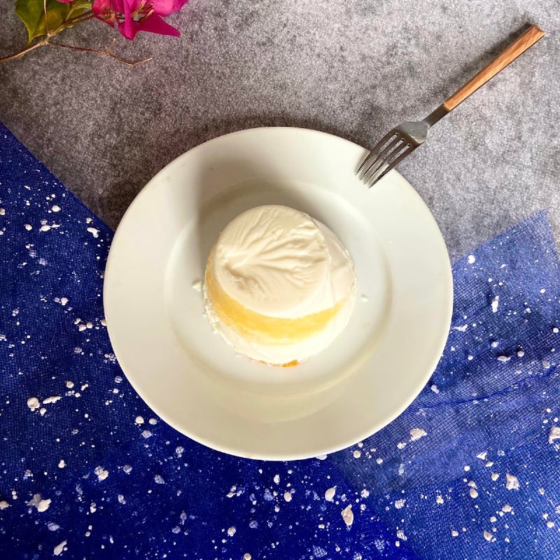 Bước 3 Làm lớp pudding cuối cùng Panna cotta cam tươi
