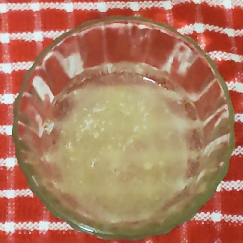 Bước 2 Làm lớp thạch mận Panna cotta mận