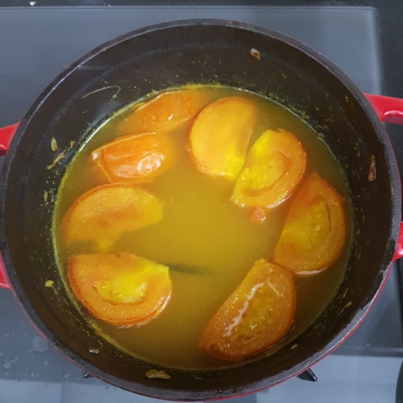 Bước 4 Làm lươn om chuối đậu Lươn om chuối đậu