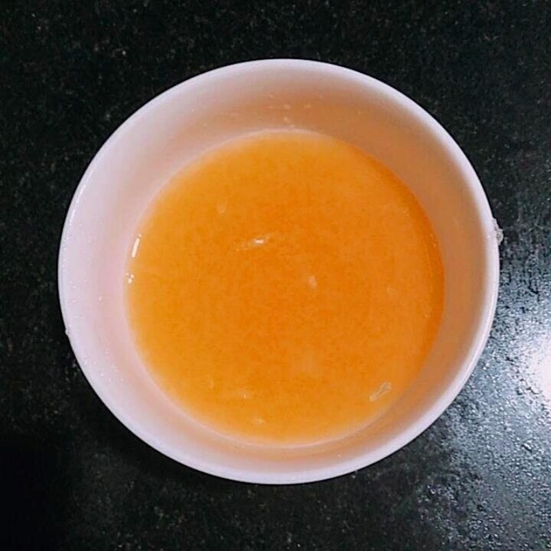 Bước 3 Làm mặt tráng gương cho bánh Bánh cheesecake cam nướng với gelatin