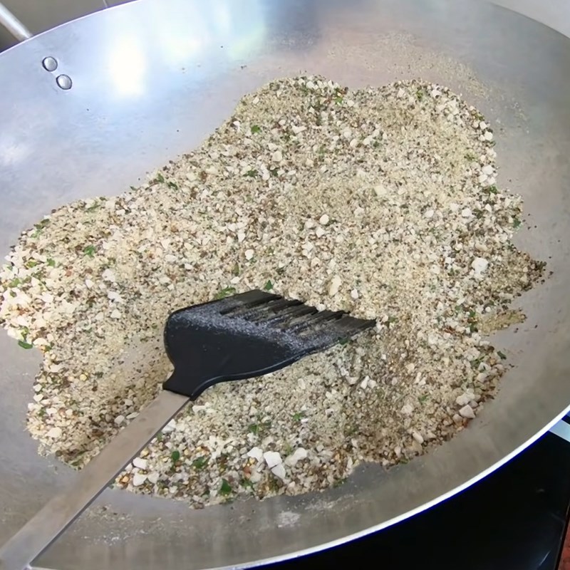 Bước 2 Làm muối tiêu lá chanh Tôm một nắng