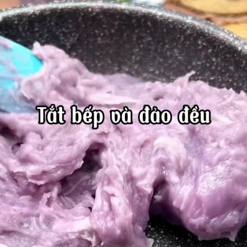 Bước 3 Làm nhân Bánh xu xê nhân khoai