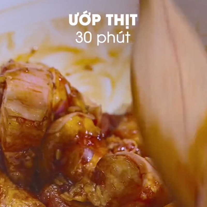 Bước 2 Làm nhân bánh Bánh bá trạng (Công thức được chia sẻ từ TikTok Cách Nấu Ngon cùng Cách Nấu Ngon)