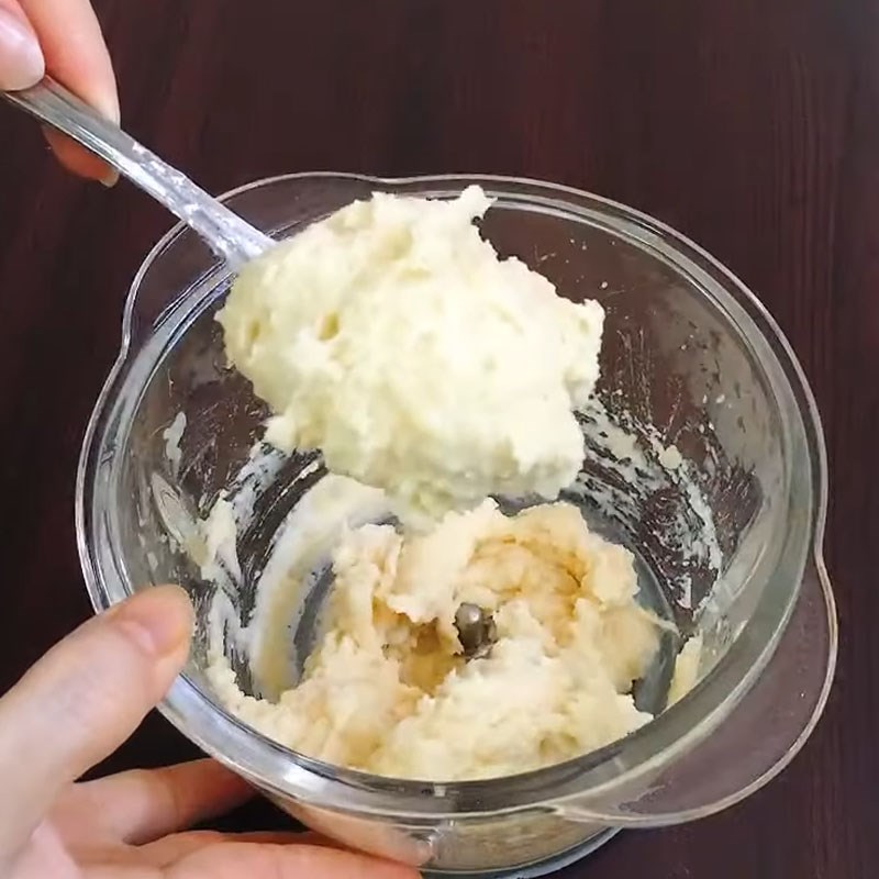 Bước 1 Làm nhân bánh Bánh trôi chay đậu xanh