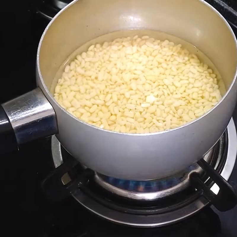 Bước 1 Làm nhân bánh Bánh trôi chay đậu xanh