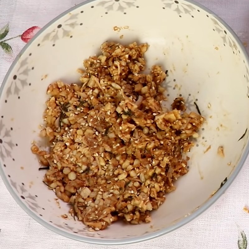 Bước 3 Làm nhân bánh Bánh Trung Thu thập cẩm cho người ăn kiêng