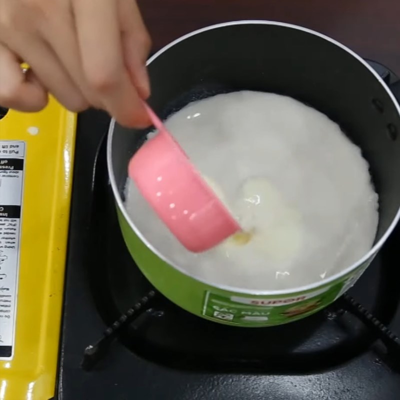 Bước 1 Làm nhân kem Bánh su kem