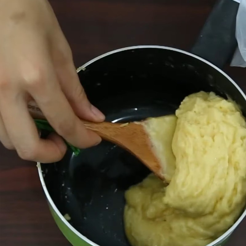 Bước 1 Làm nhân kem Bánh su kem