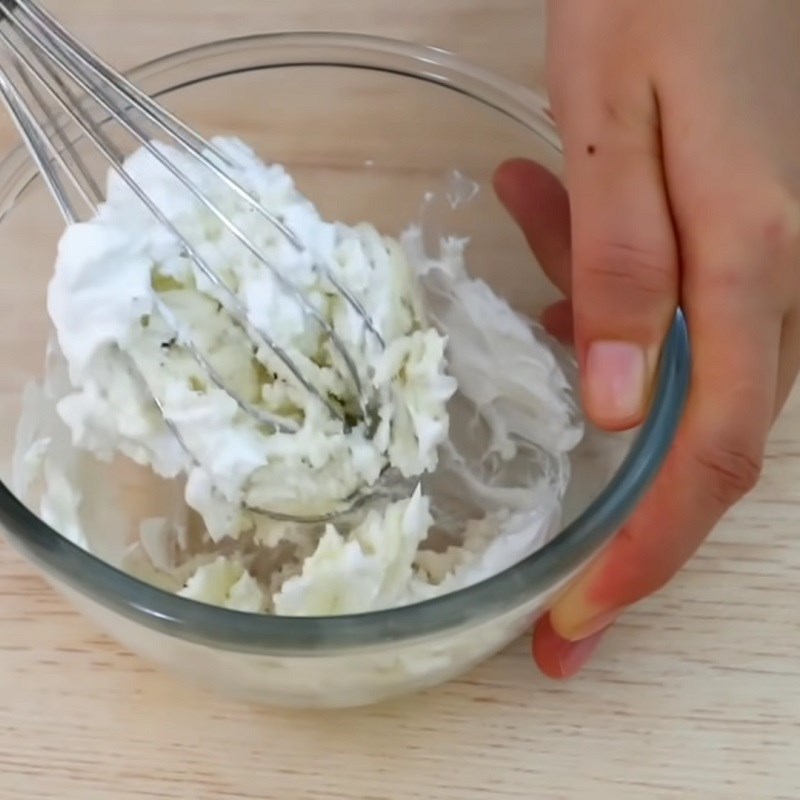 Bước 5 Làm nhân kem Bánh rán oreo nhân kem sữa