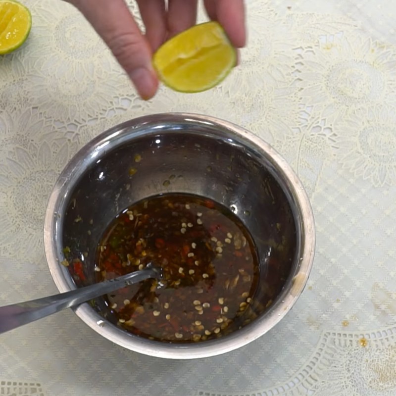 Bước 6 Làm nước chấm Mì quảng gà Đà Nẵng