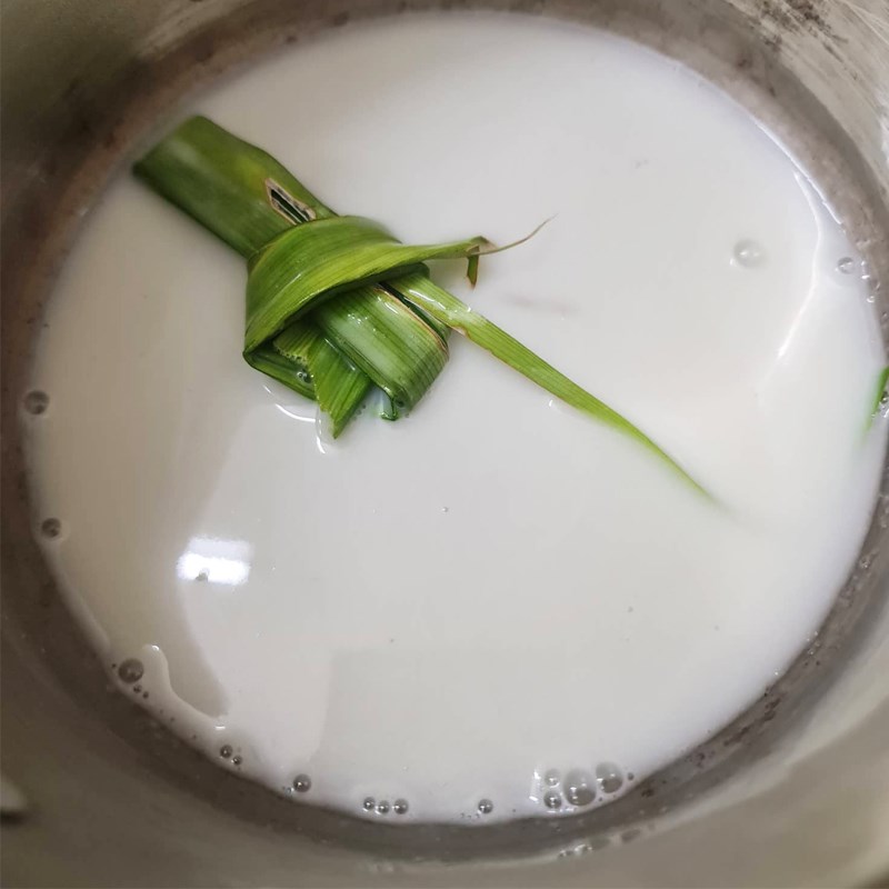Bước 2 Làm nước cốt dừa ăn xôi xoài Xôi xoài (công thức được chia sẻ từ người dùng)