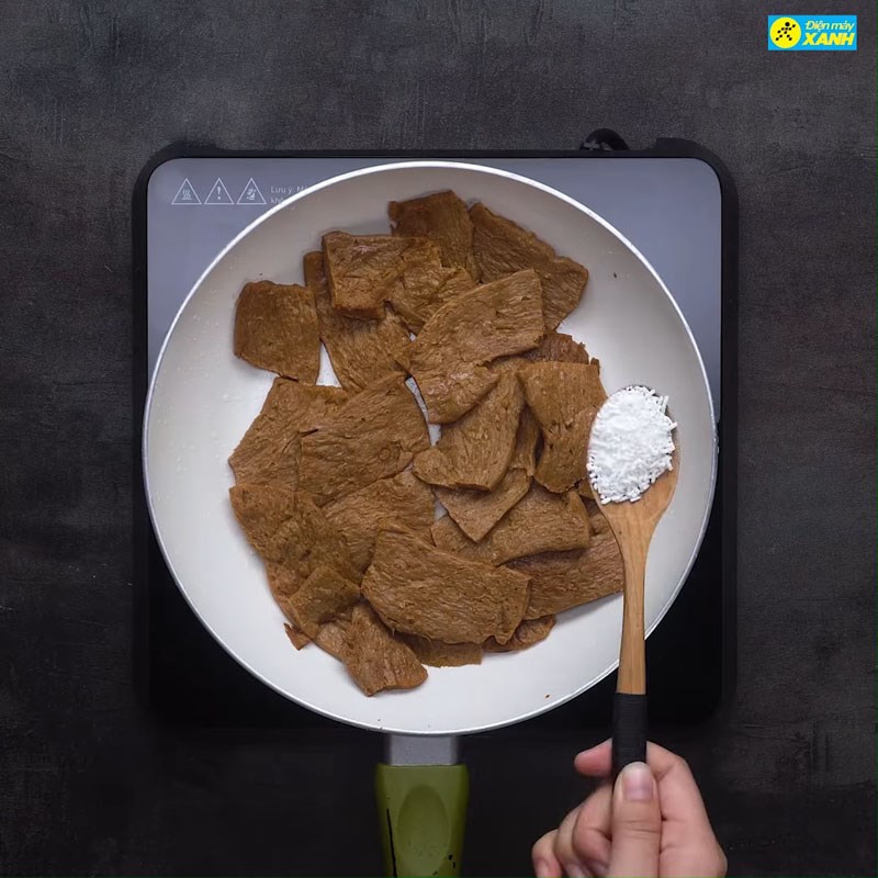 Bước 1 Sơ chế bò lát chay Phở bò chay