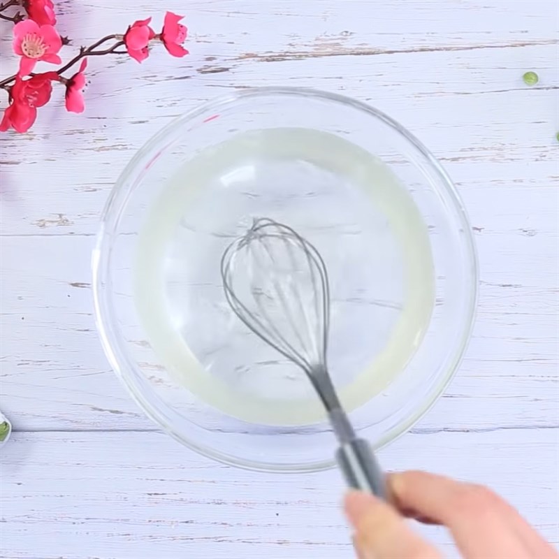 Bước 2 Làm nước giấm đường Bắp bò ngâm chua ngọt