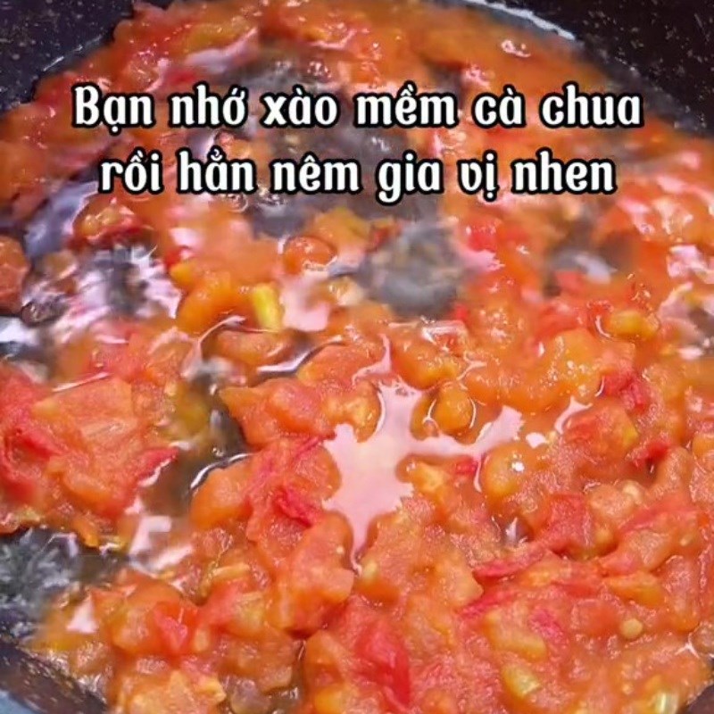Bước 4 Làm nước sốt Nấm hương nhồi đậu hũ sốt cà