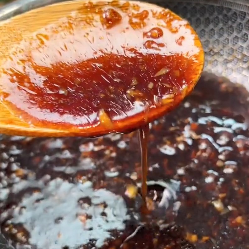 Bước 2 Làm nước sốt phở trộn Phở trộn gà