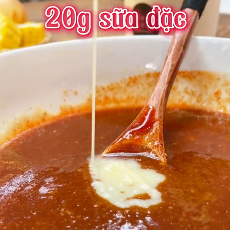 Bước 1 Làm nước sốt ướp sườn Sườn nướng phô mai (Công thức được chia sẻ từ TikTok Cách Nấu Ngon cùng Cách Nấu Ngon)