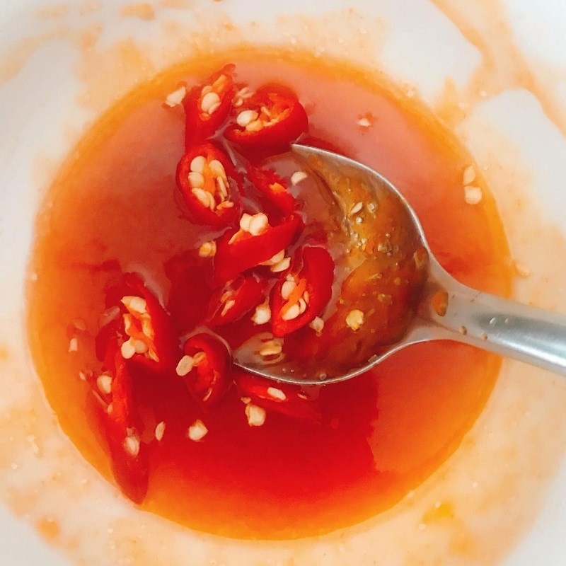 Bước 4 Làm nước sốt và mỡ hành Cơm cháy chiên nước mắm ăn kèm ruốc tép