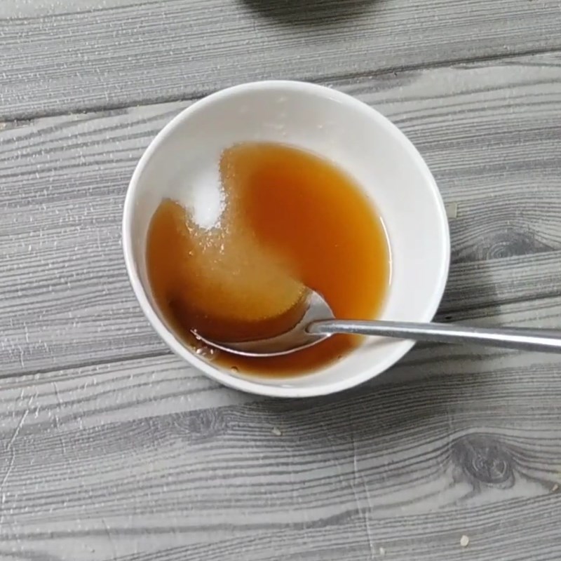 Bước 3 Làm sốt trộn Gỏi rau càng cua tai heo