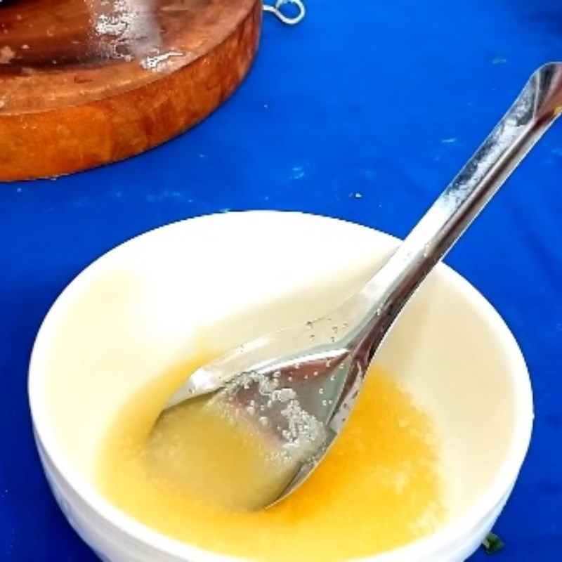 Bước 2 Làm nước trộn gỏi Gỏi chuối cây