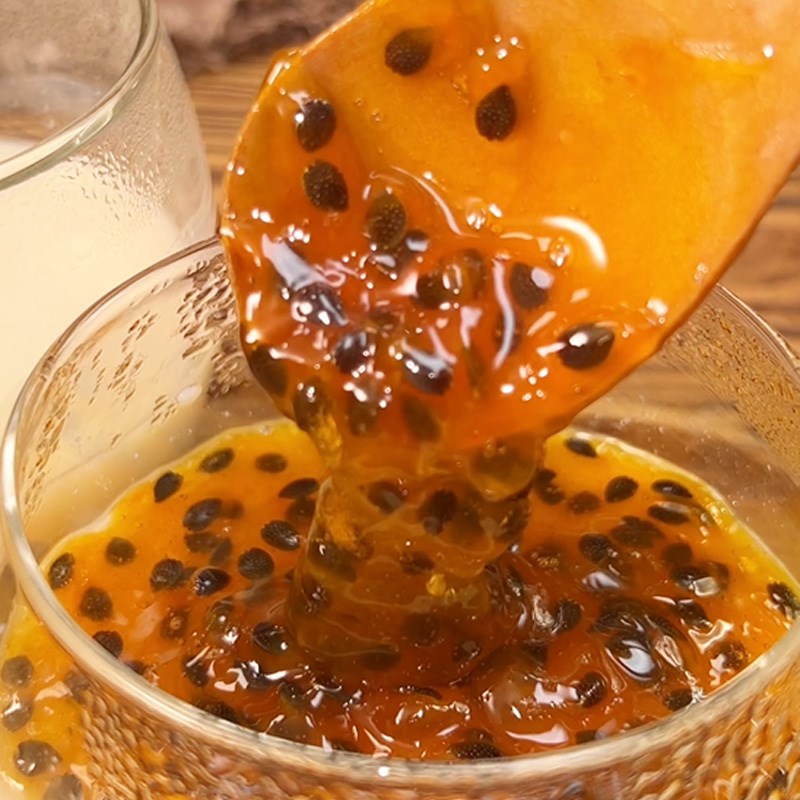 Bước 3 Làm panacotta chanh dây Panacotta chanh dây (Công thức được chia sẻ từ TikTok Cách Nấu Ngon cùng Cách Nấu Ngon)