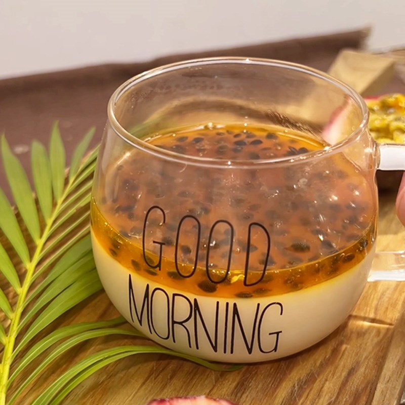 Bước 3 Làm panacotta chanh dây Panacotta chanh dây (Công thức được chia sẻ từ TikTok Cách Nấu Ngon cùng Cách Nấu Ngon)