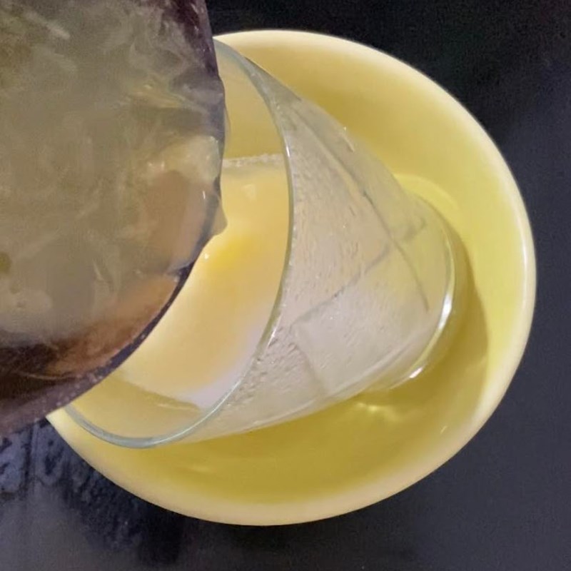Bước 2 Làm phần pudding cam Panna cotta cam tươi