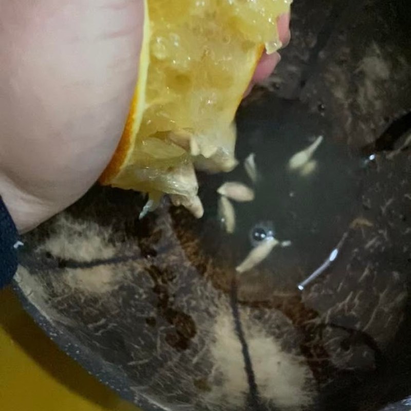 Bước 2 Làm phần pudding cam Panna cotta cam tươi