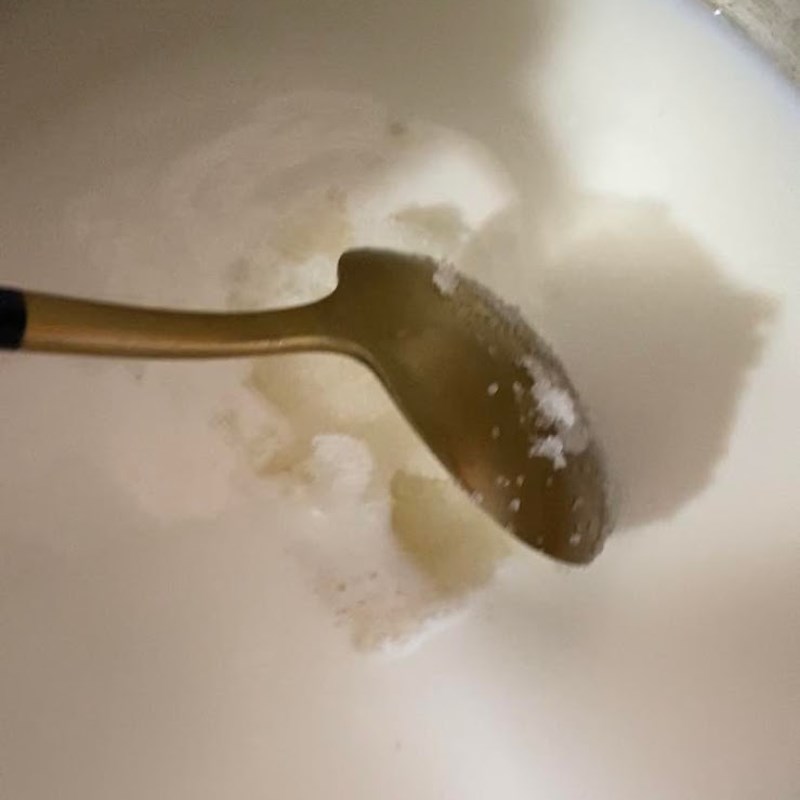 Bước 1 Làm phần pudding sữa Panna cotta cam tươi