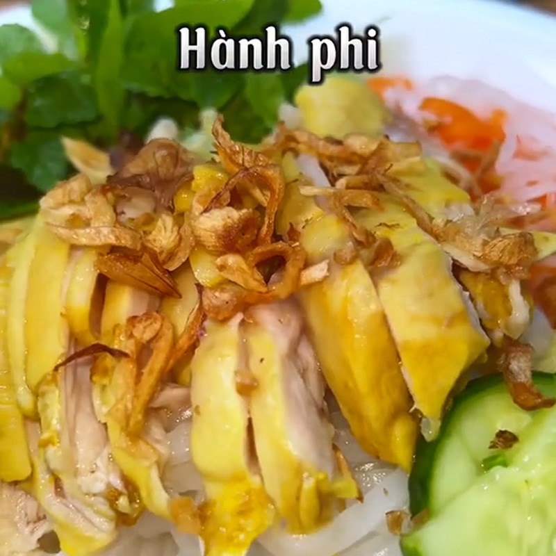 Bước 3 Làm phở trộn gà Phở trộn gà
