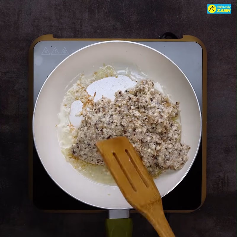 Bước 2 Làm riêu cua Bún riêu chay