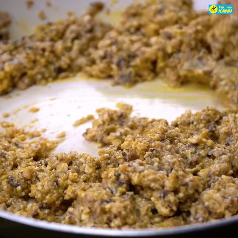 Bước 2 Làm riêu cua Bún riêu chay