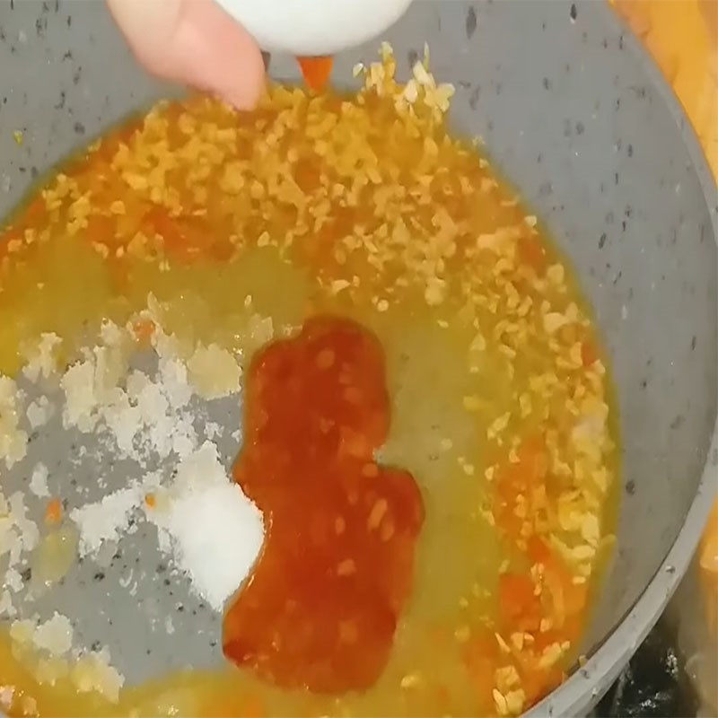 Bước 3 Làm sốt Sườn non chay rim chanh