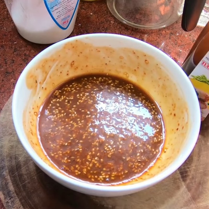 Bước 2 Làm sốt chấm Thịt bò cuộn nấm kim châm nướng
